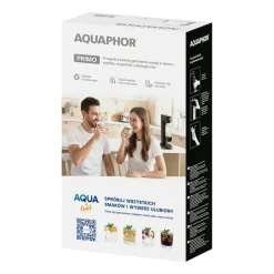 Saturator Aquaphor Primo, butelka 1 l, nabój CO₂, czarny