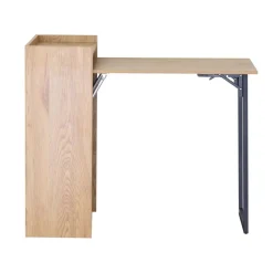 Składane biurko Sanico, 102 x 58 x 85,5 cm, dębowy