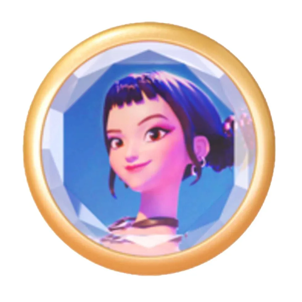 Slime Gui Gui KPop Demon Hunters Zoey, niebieski