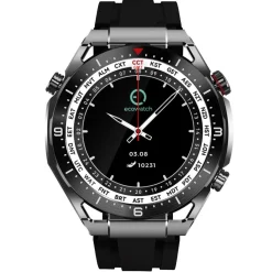 Smartwatch Ecowatch 1, 3 wymienne paski, czarny