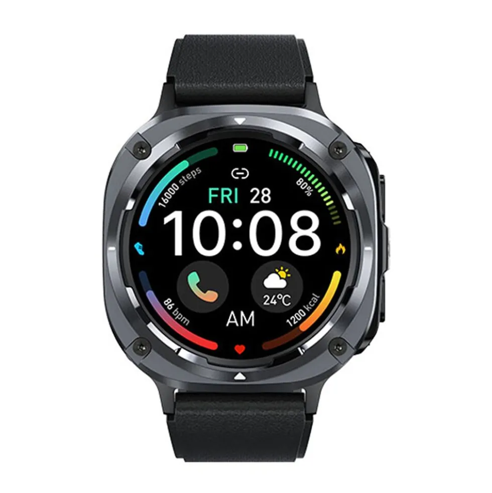 Smartwatch Iutech S90Z, 1,39", wodoodporny, czarny