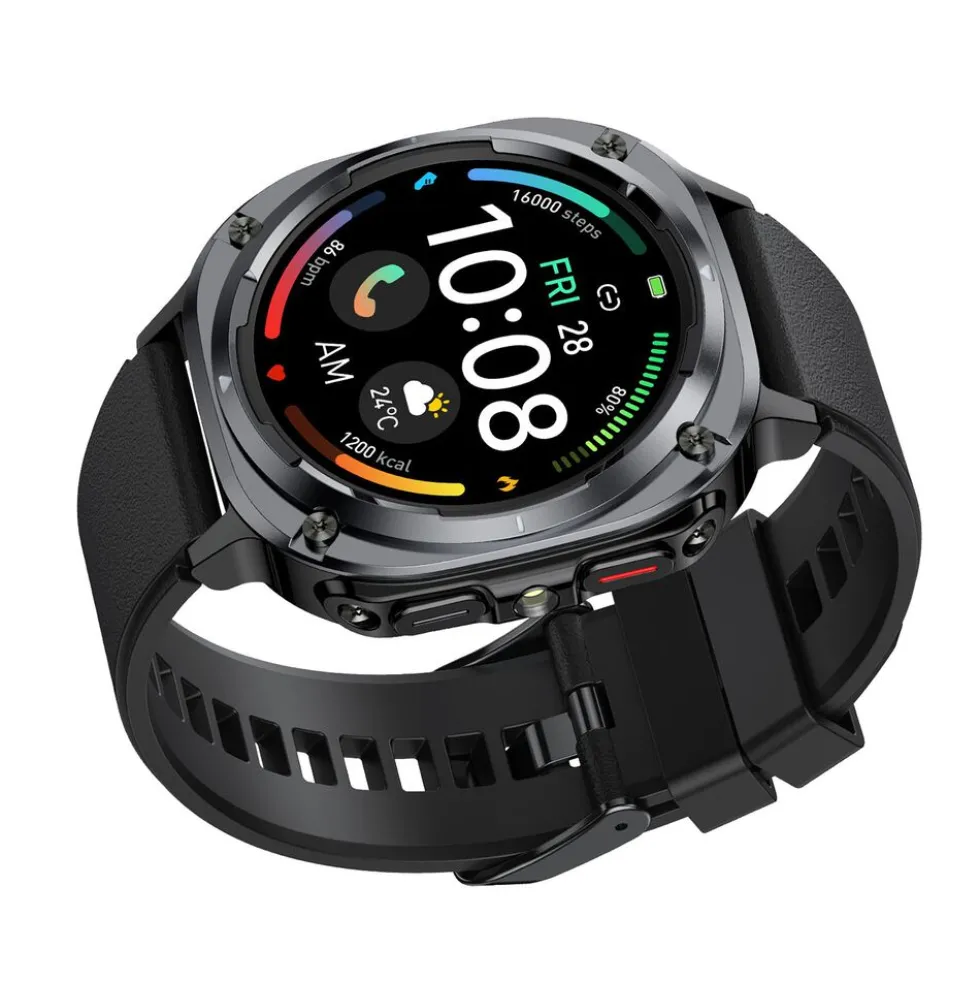 Smartwatch Iutech S90Z, 1,39", wodoodporny, czarny
