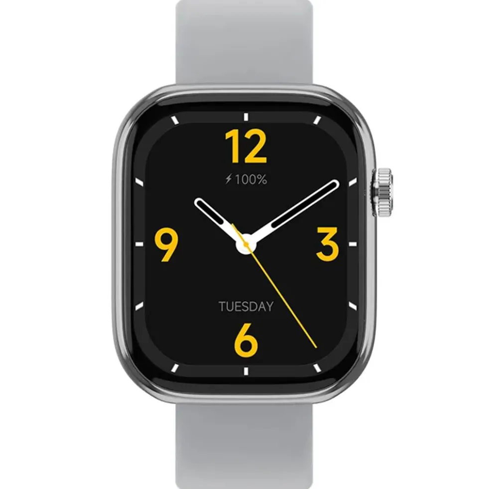Smartwatch sportowy Imiki ST2, funkcja rozmów, srebrny