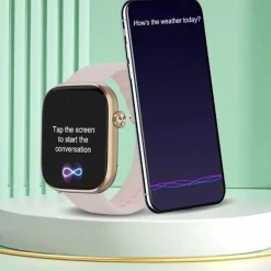 Smartwatch sportowy Imiki ST2, funkcja rozmów, złoty