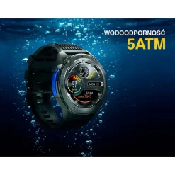 Smartwatch Tracer GP-Fit2, 1,43'', wodoodporny, 2 paski, czarny, granatowy