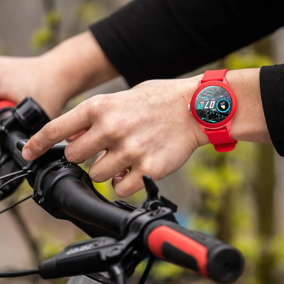 Smartwatch Tracer SMK3 #Slay RD, 1,28’’, czerwony