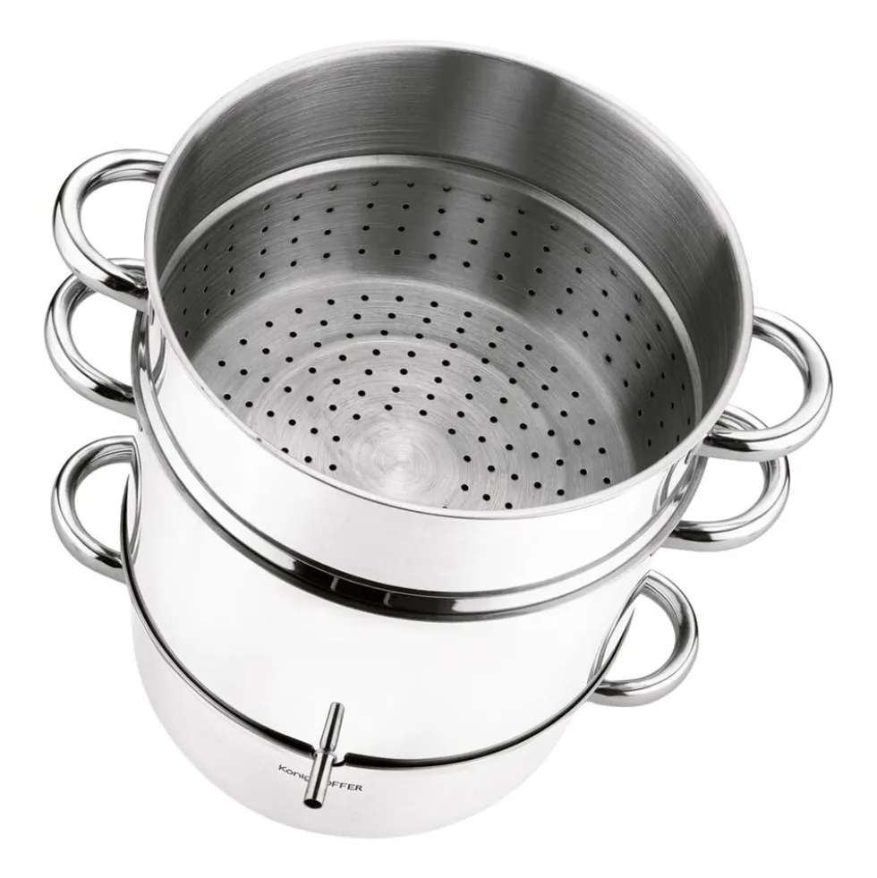 Sokownik Konighoffer, 5 l, z pokrywką, na indukcję