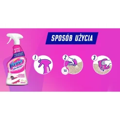Spray do czyszczenia dywanów i tapicerek Vanish Oxi Action, 500 ml