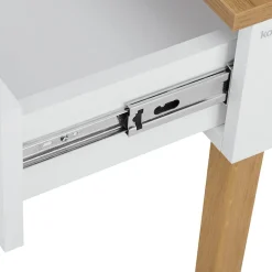 Stolik nocny Frisk 60 cm, biały