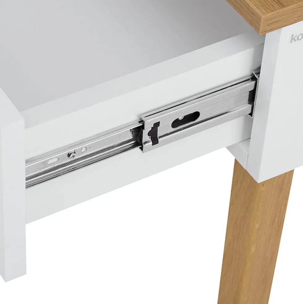 Stolik nocny Frisk 60 cm, biały