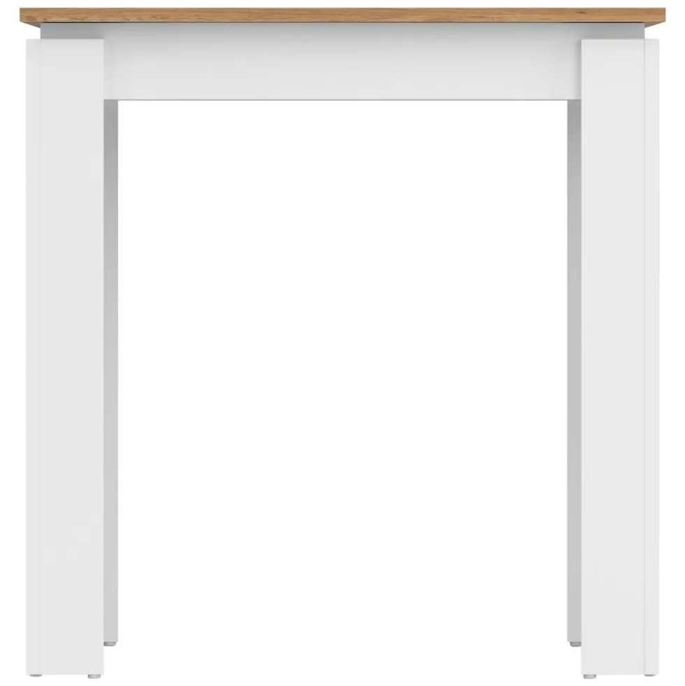 Stół rozkładany Meblomaster, 75-118 x 75 x 78 cm, dąb craft z białym