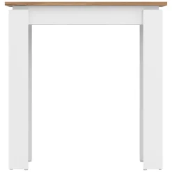 Stół rozkładany Meblomaster, 75-118 x 75 x 78 cm, dąb craft z białym