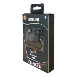 Słuchawki dokanałowe bezprzewodowe Maxell Bass-13 BT EP, z kontrolerem, czarne