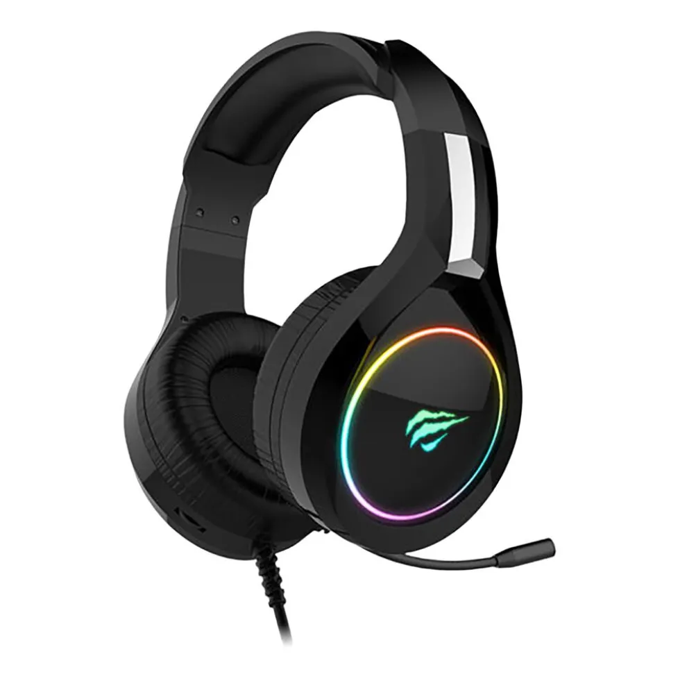 Słuchawki gamingowe Havit Gamenote H2232d, RGB, czarne