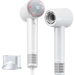 Suszarka do włosów z jonizacją KaringBee HS01, 1300 W, biała