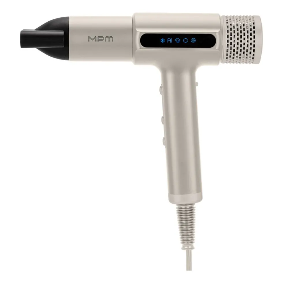 Suszarka do włosów z jonizacją MPM MSW-26, 1600 W, perłowa