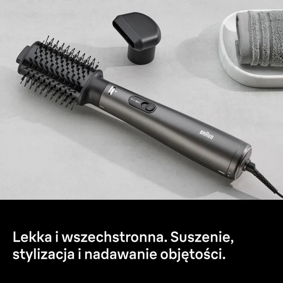 Suszarko-lokówka Braun AS226E, 800 W, szara