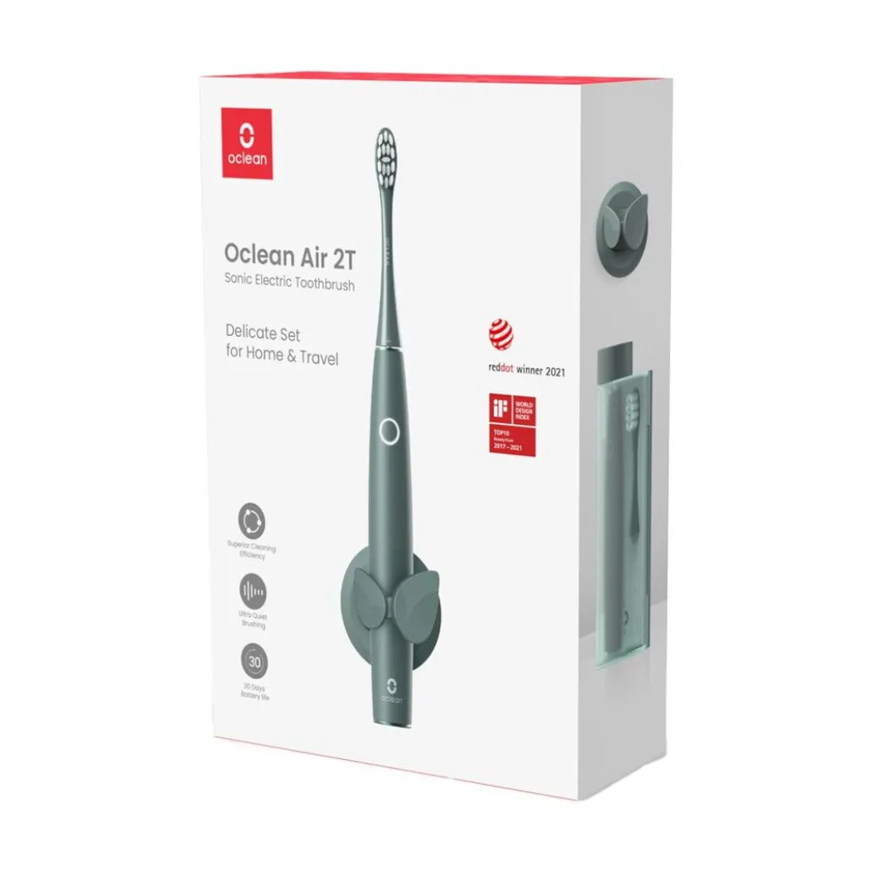 Szczoteczka soniczna Oclean Air 2T, zielona