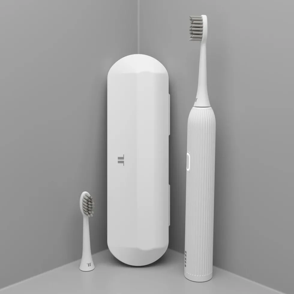 Szczoteczka soniczna Tesla Smart TS200 Bluetooth, biała, 3 końcówki