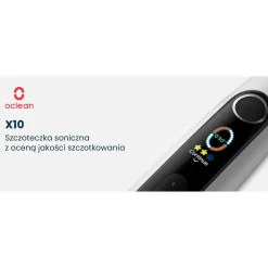 Szczoteczka soniczna z wyświetlaczem Oclean X10, szara