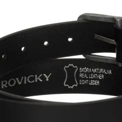 Szeroki pasek męski skórzany ROVICKY, 110 x 3,6 x 0,3 cm