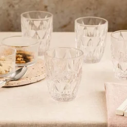 Szklanki Homla Luno, 4 sztuki, 280 ml, transparentne
