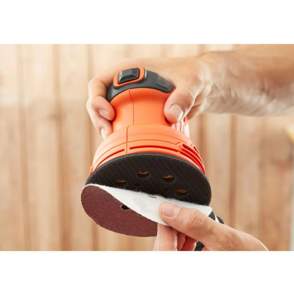 Szlifierka mimośrodowa Black+Decker, 125 mm, 230 W