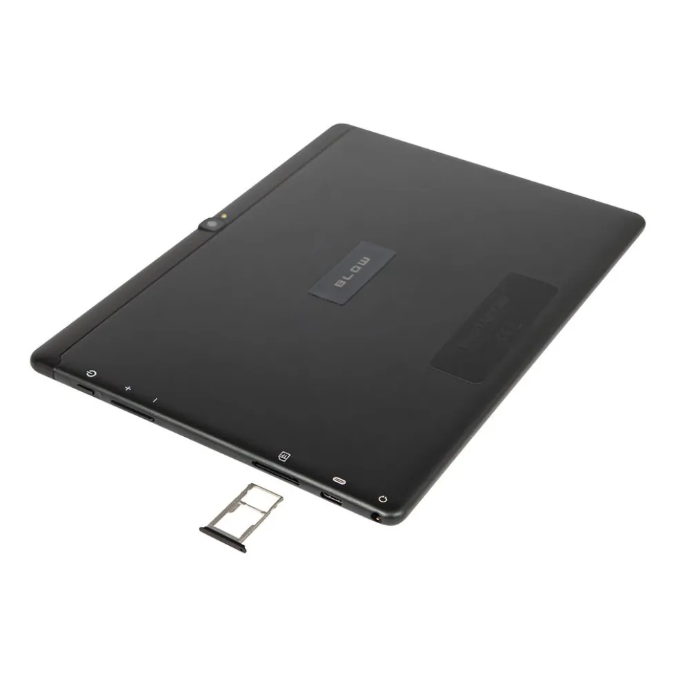 Tablet Blow BlackTAB10 4/128GB 4G LTE, etui i rysik, czarny