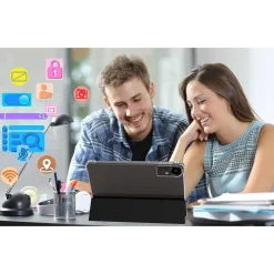 Tablet Extralink CP31 Pro, 10'', 128GB, z etui, klawiaturą, myszą i rysikiem, czarny