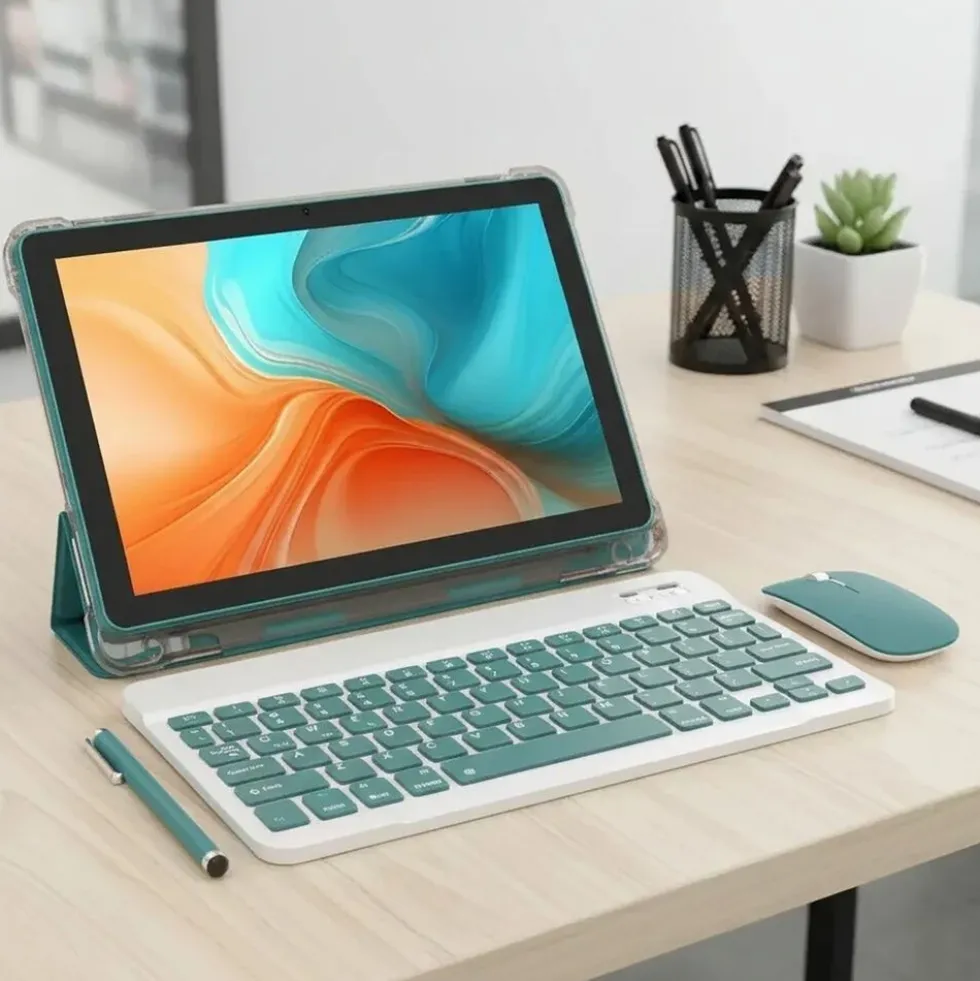 Tablet Extralink CP31 Pro, 10,1'', 128GB, z etui, klawiaturą, myszą i rysikiem, niebieski