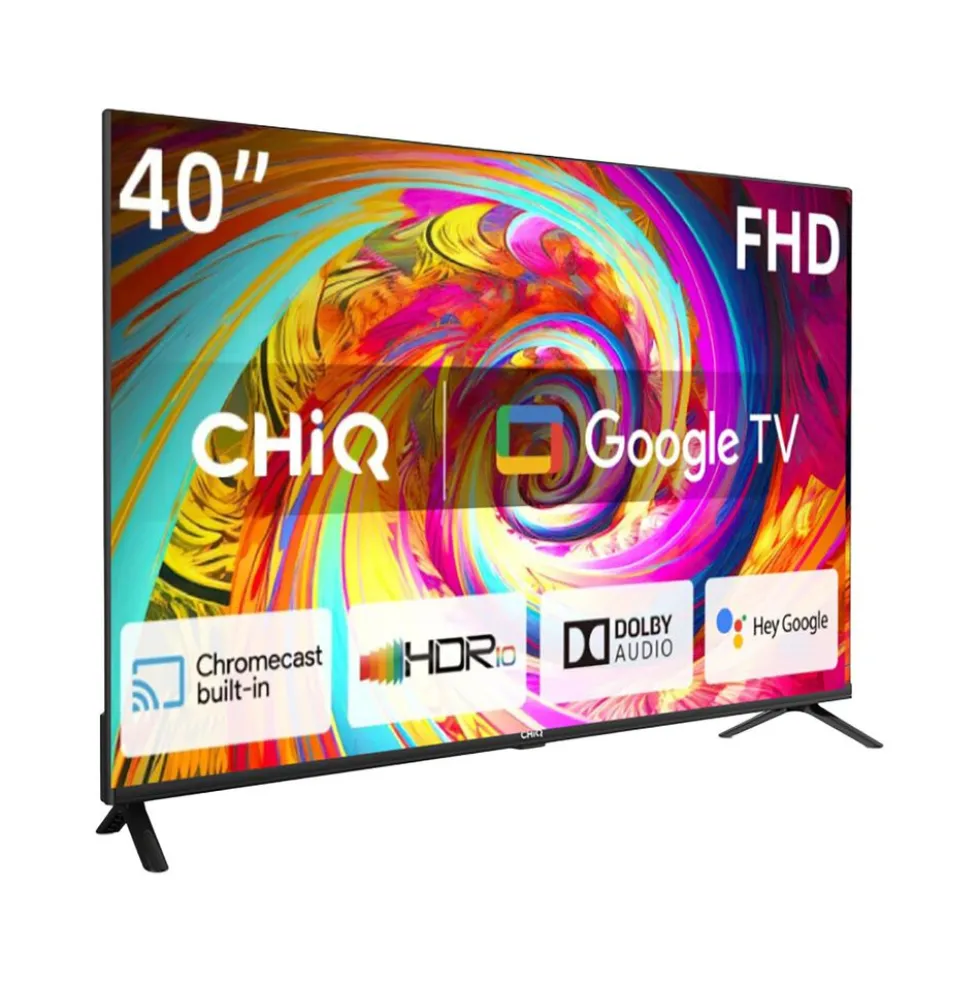 Telewizor 40” CHiQ L40G7B, bezramkowy, FHD, Google TV