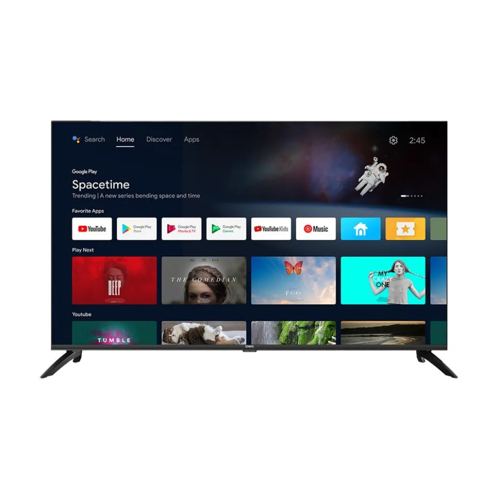 Telewizor 43” CHiQ U43G7LX, bezramkowy, 4K Ultra HD, Android TV