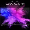 Telewizor 43" Kiano Elegance, bezramkowy, 4K Ultra HD, Smart TV, DVB-T2