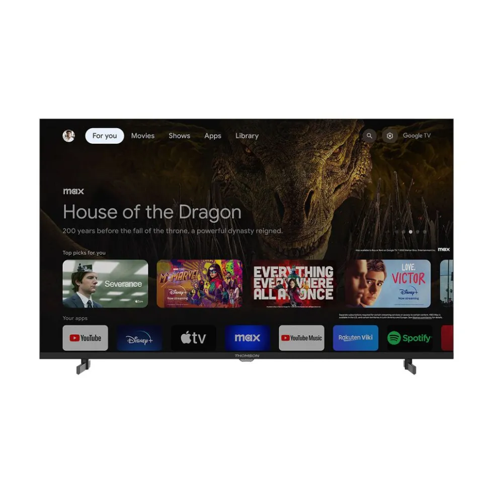 Telewizor 43” Thomson 43UG4S14, Google TV, 4K UHD, bezramkowy