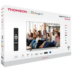 Telewizor 43” Thomson 43UG4S14, Google TV, 4K UHD, bezramkowy