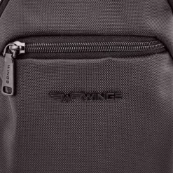 Torba męska crossbody Wings Brant BRT03, 17 x 6 x 35 cm, 3 l, czarna