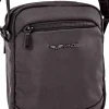 Torba męska crossbody Wings Brant BRT02, 21 x 8 x 26 cm, 4 l, czarna