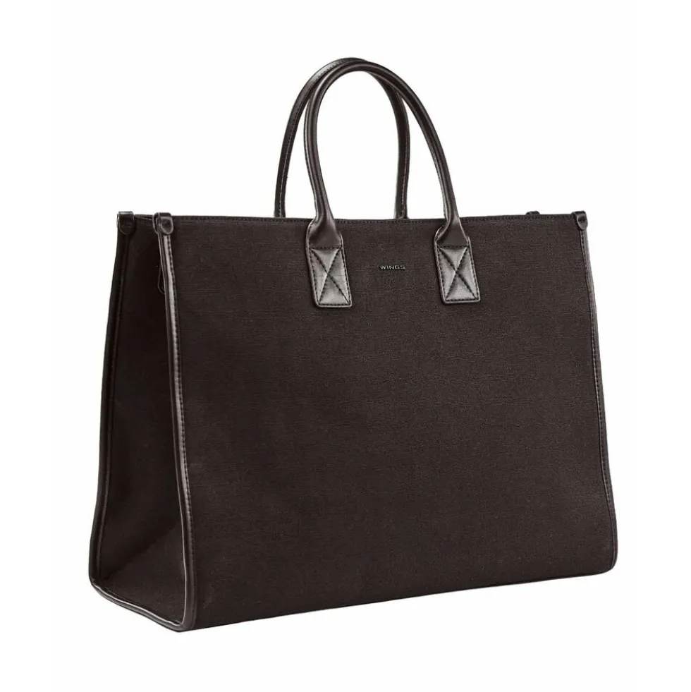 Torba shopper Wings WLL01, 30 l, czarna