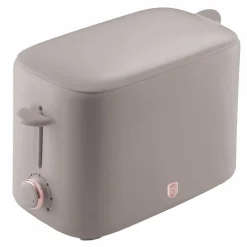 Toster BerlingerHaus H/9701, 750 W, z pokrywą przeciwkurzową, taupe