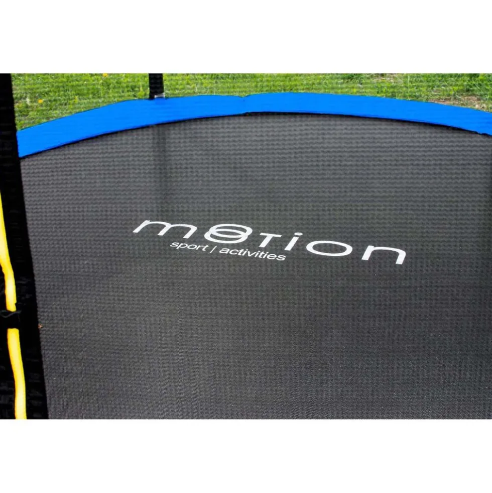 Trampolina Jumi Motion 8FT, 244 cm, z siatką zewnętrzną, niebieska