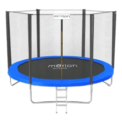 Trampolina Jumi Motion 8FT, 244 cm, z siatką zewnętrzną, niebieska