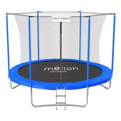 Trampolina Jumi Motion 8FT, 244 cm, z siatką wewnętrzną, niebieska