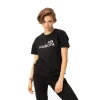T-shirt damski, rozmiar S, czarny, bawełna