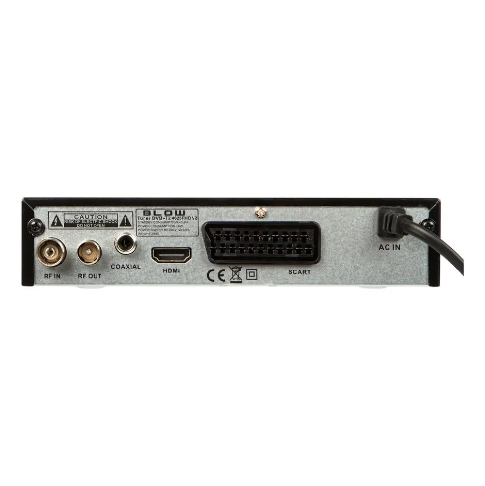 Tuner DVB-T2 BLOW 4625FHD, z pilotem