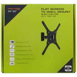 Uchwyt ścienny do telewizora Arkas LCY155T CZ, 32”-55”, czarny
