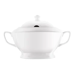 Waza do zupy z porcelany Tadar, 2,5 l, biała