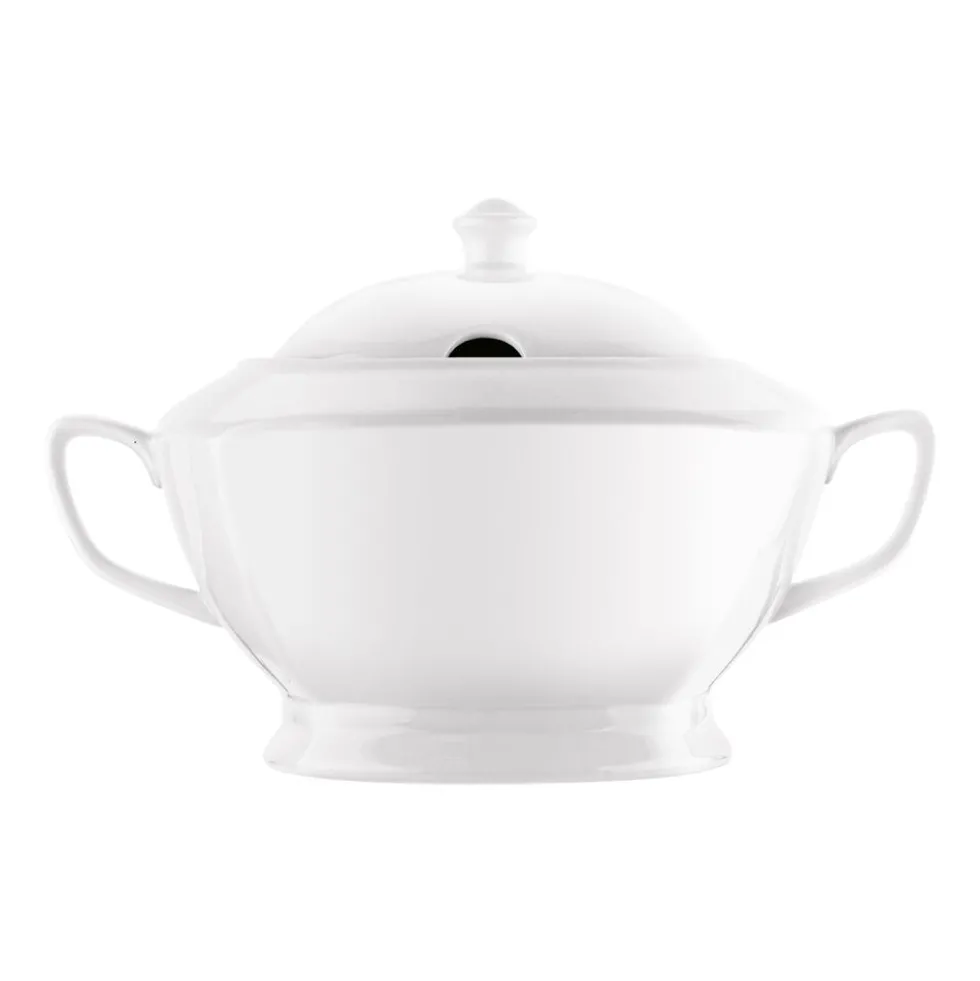 Waza do zupy z porcelany Tadar, 2,5 l, biała