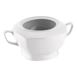 Waza do zupy z porcelany Tadar, 2,5 l, biała