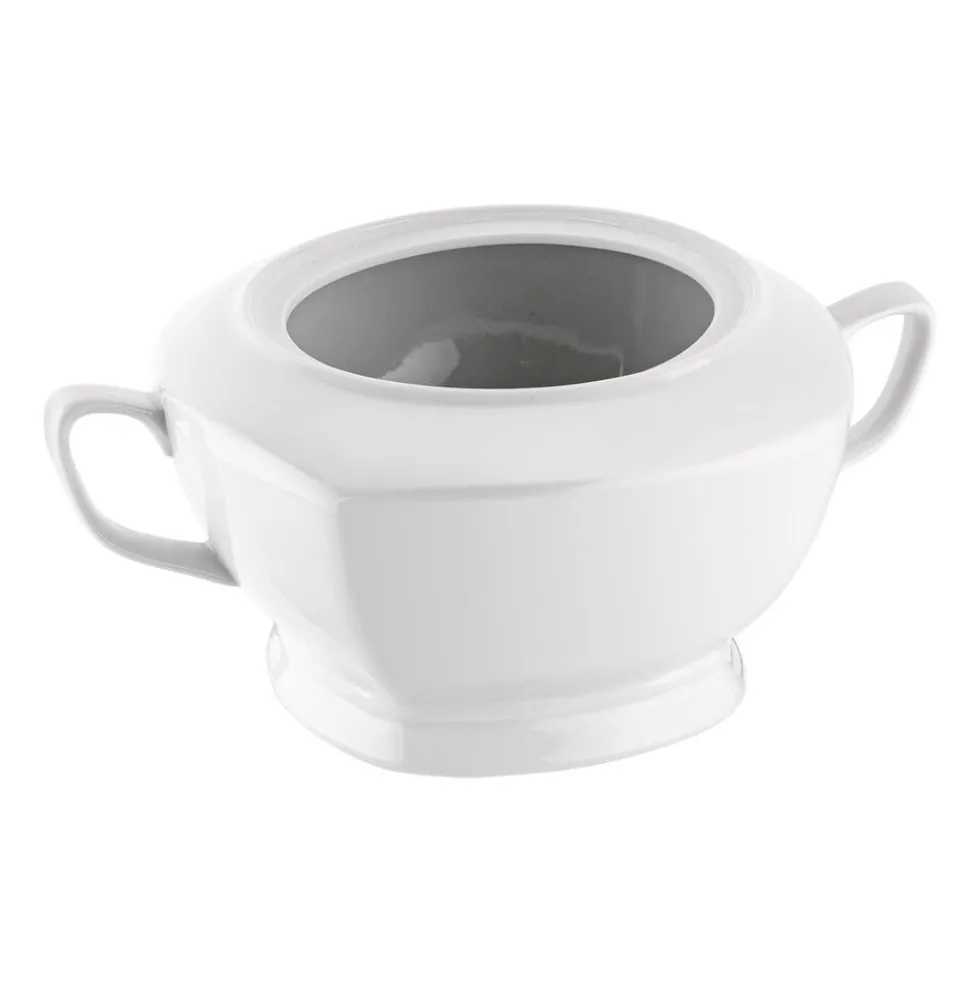 Waza do zupy z porcelany Tadar, 2,5 l, biała