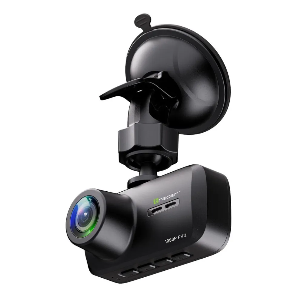 Wideorejestrator Tracer Pano 2D, Full HD, kąt widzenia 130 stopni, czarny